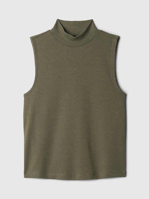 Mock neck sweater tank best sale