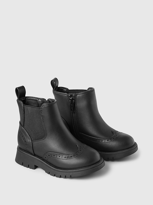 Image number 2 showing, babyGap Vegan Leather Ankle Boots