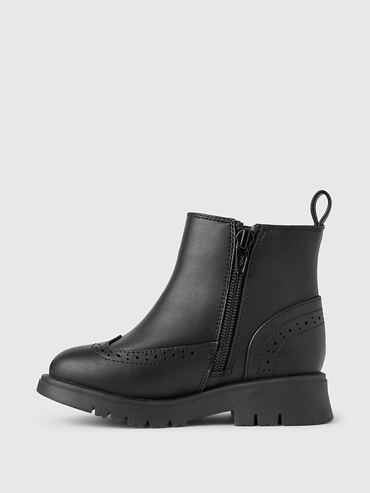 Image number 5 showing, babyGap Vegan Leather Ankle Boots