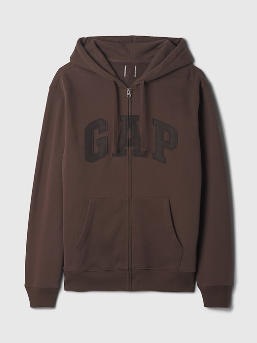 Gap logo zip hoodie hotsell