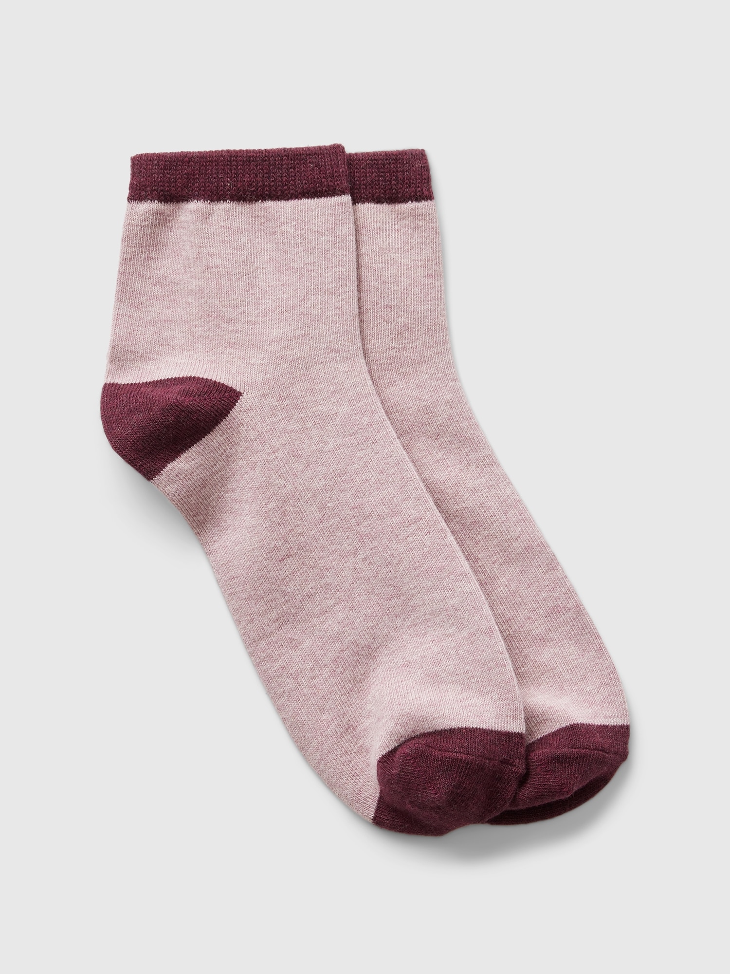 Colorblock Quarter Crew Socks