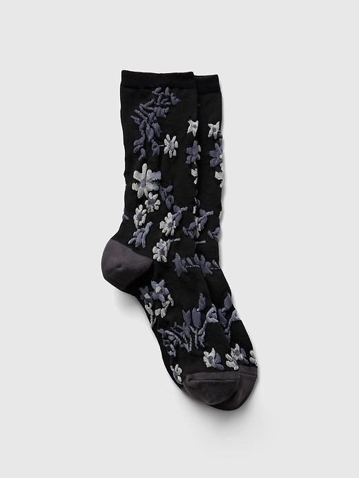 Voir une image plus grande du produit 1 de 3. Chaussettes à fleurs