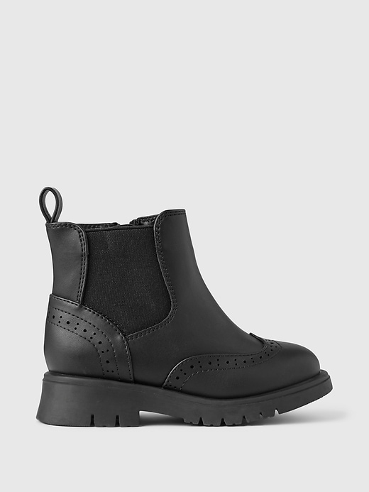 Image number 1 showing, babyGap Vegan Leather Ankle Boots