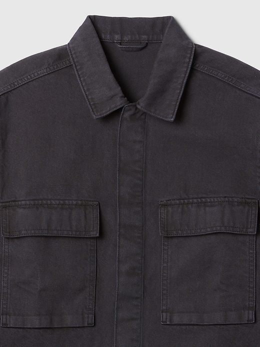 Image number 4 showing, Denim Overshirt