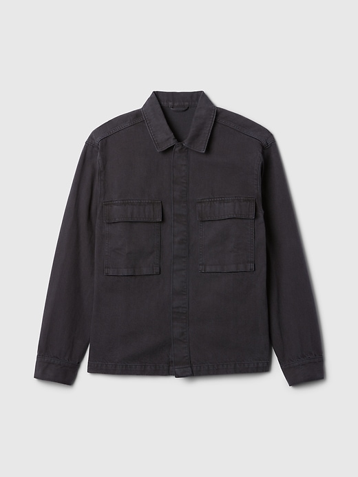 Image number 5 showing, Denim Overshirt