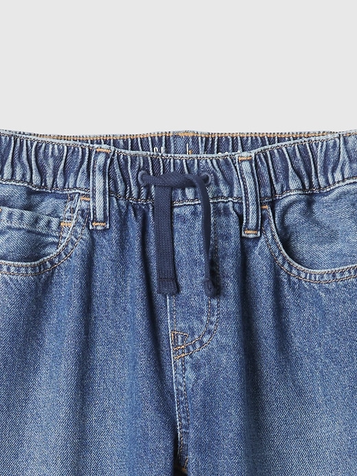 L'image numéro 4 présente Jean droit original à taille extensible pour Enfant