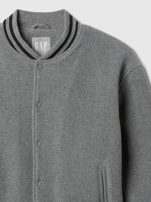 Image number 4 showing, Wool Bomber Jacket