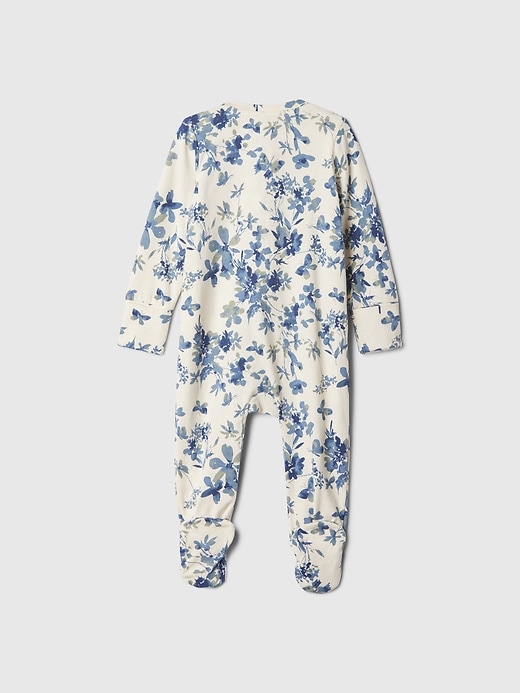 Image number 2 showing, Baby First Favorites Organic Cotton Footed One-Piece