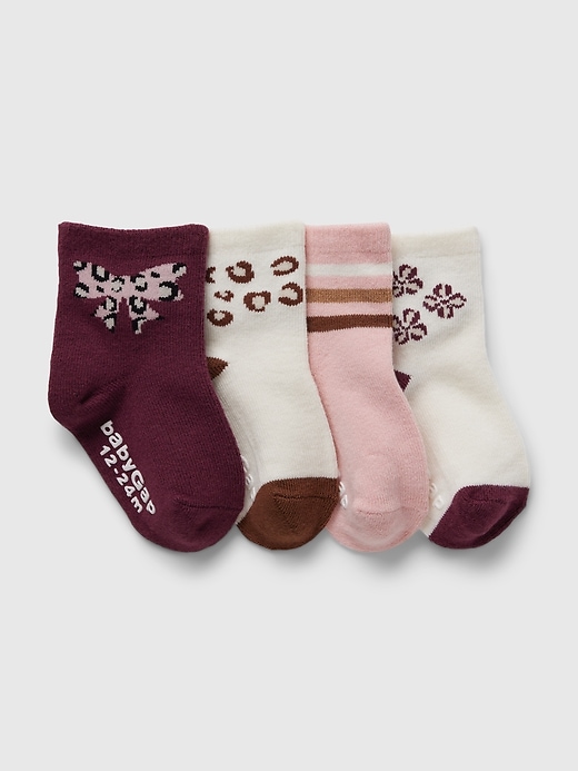 Voir une image plus grande du produit 1 de 1. Chaussettes courtes babyGap (paquet de 4 paires)