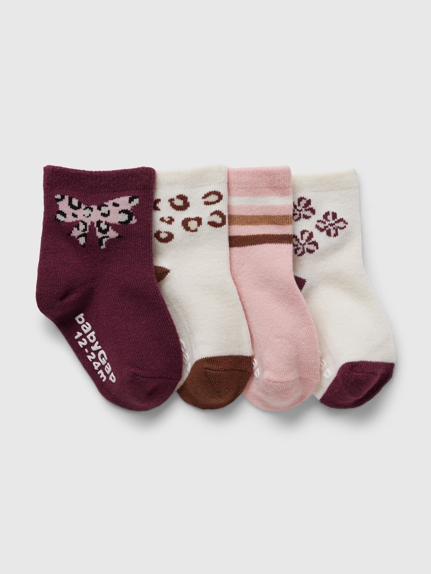 Chaussettes courtes babyGap (paquet de 4 paires)