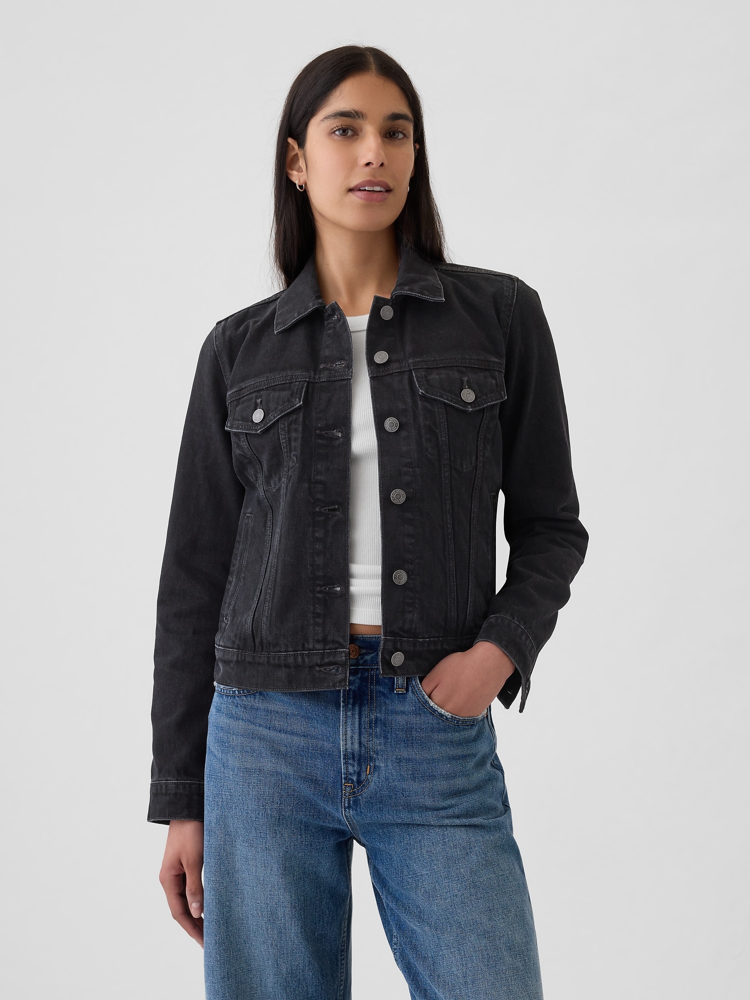 Gap icon denim jacket hotsell