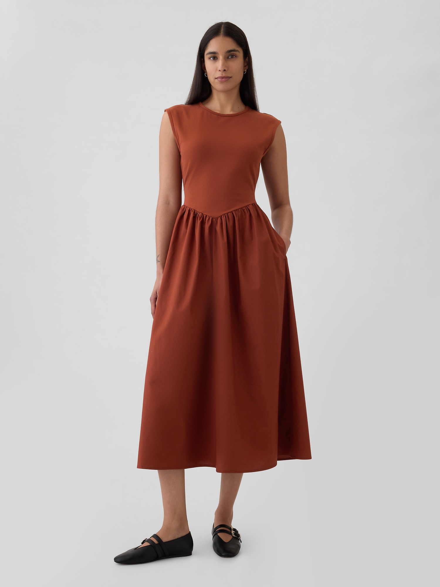 Gap midi dress best sale