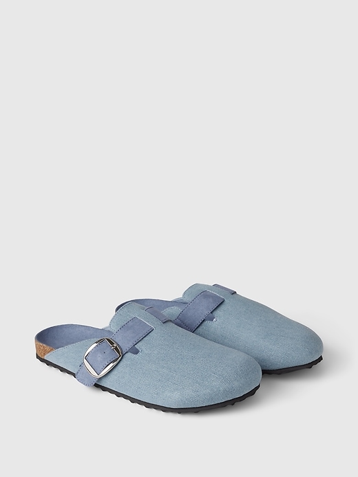 View large product image 2 of 5. Denim Clogs