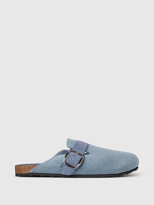 View large product image 1 of 5. Denim Clogs