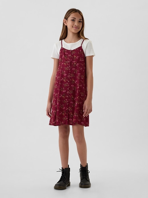 Image number 5 showing, Kids Button-Front Slip Dress