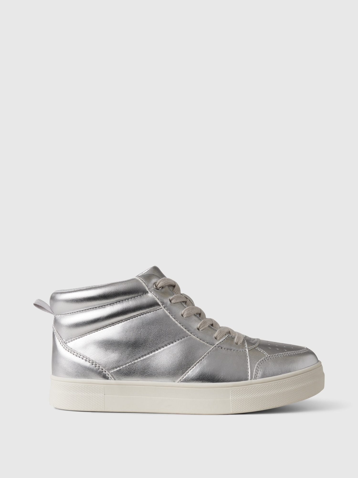 Kids High Top Metallic Sneakers Gap