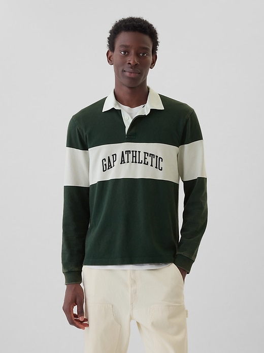 Image number 6 showing, Relaxed Rugby Polo Shirt