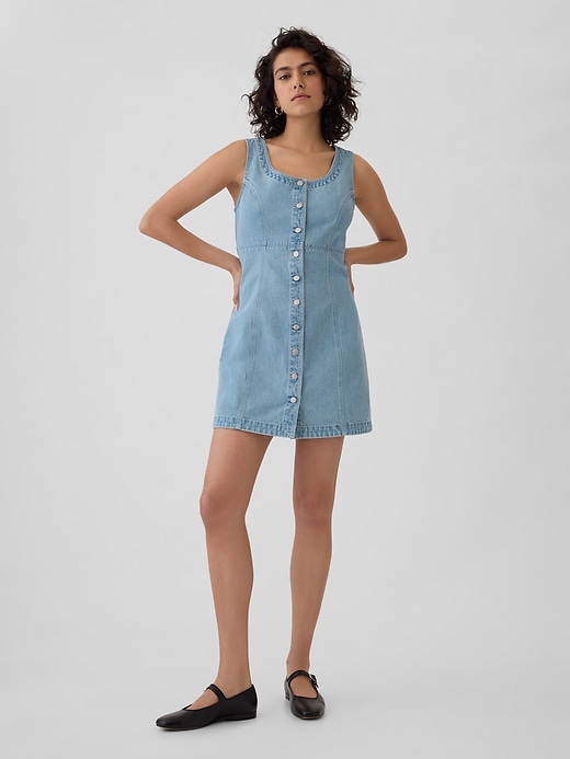 Image number 1 showing, GapHeritage Denim Mini Dress