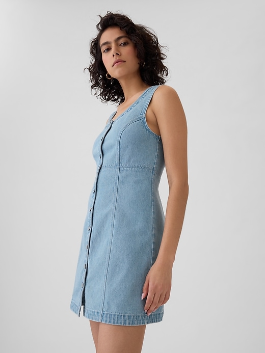 Image number 9 showing, GapHeritage Denim Mini Dress