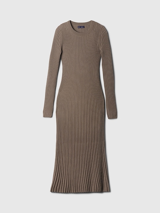 Image number 7 showing, Rib Sweater Maxi Dress