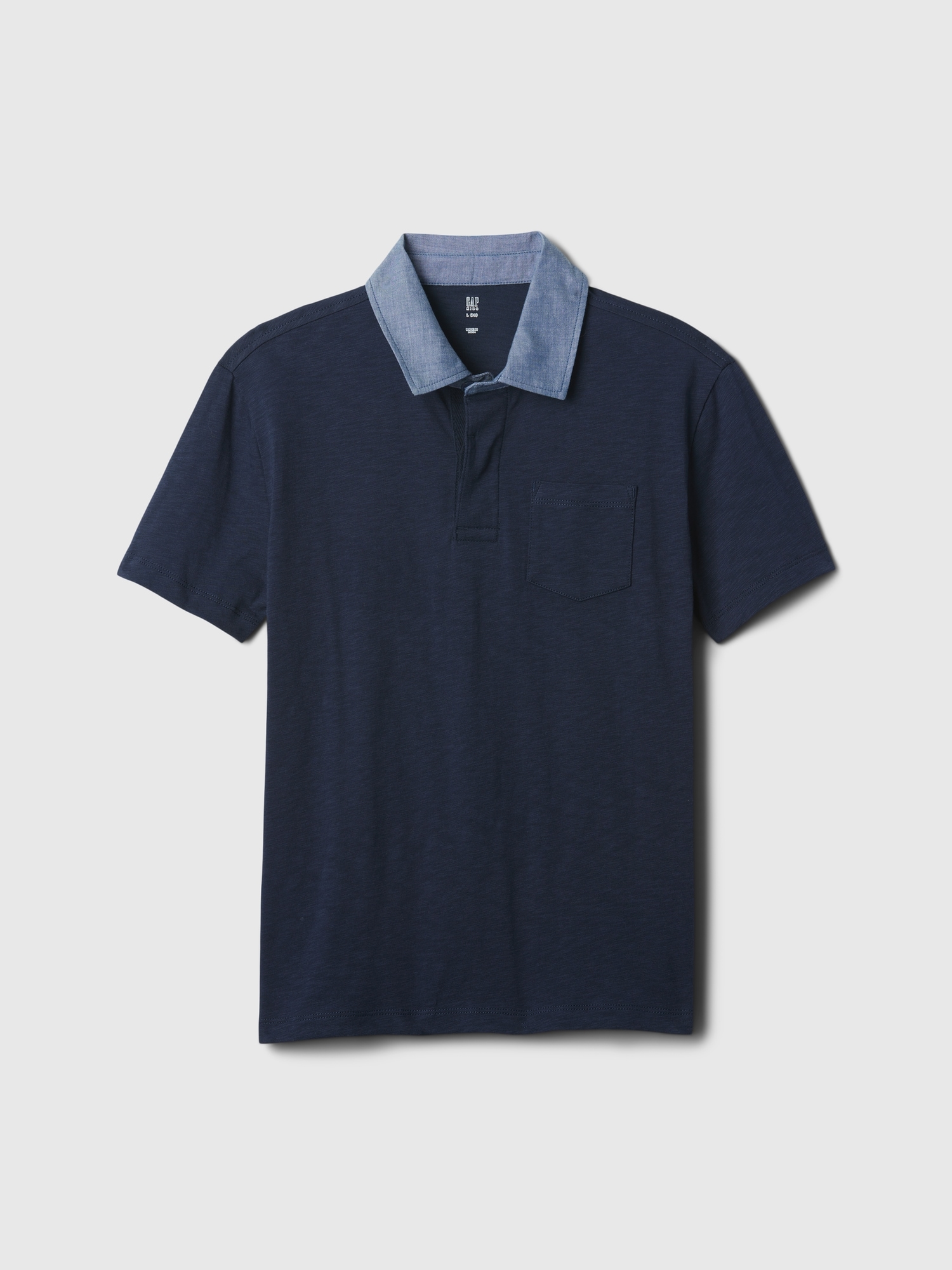 Kids Chambray Polo T-Shirt