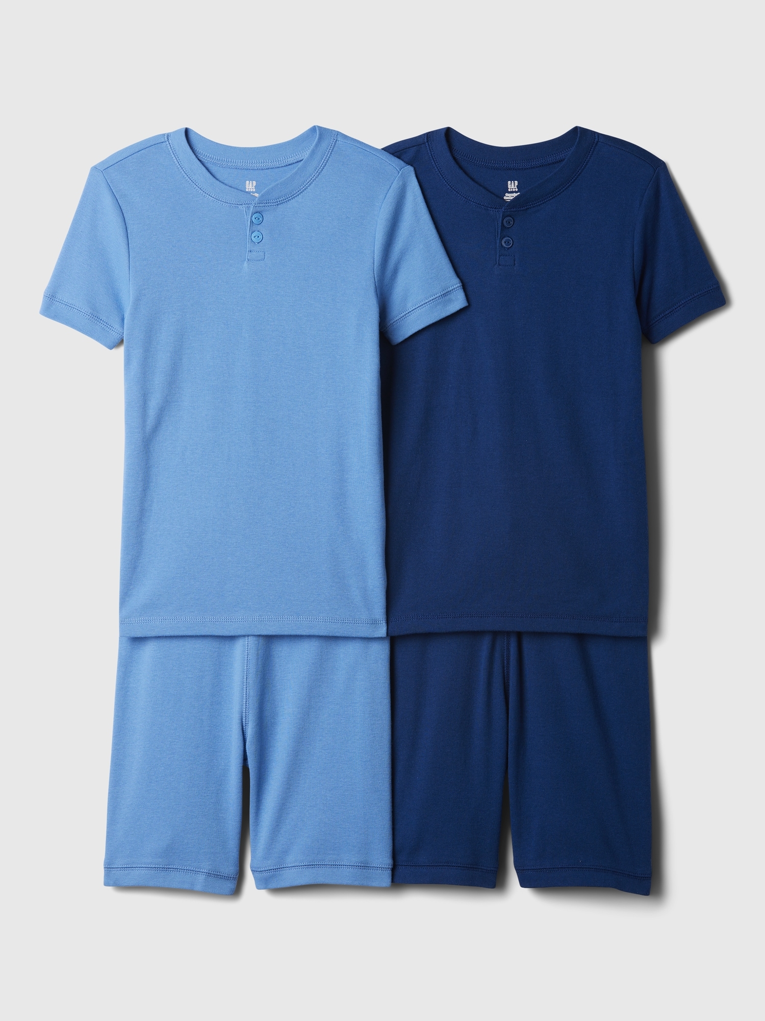 Kids Organic Cotton Henley PJ Set (2-Pack)