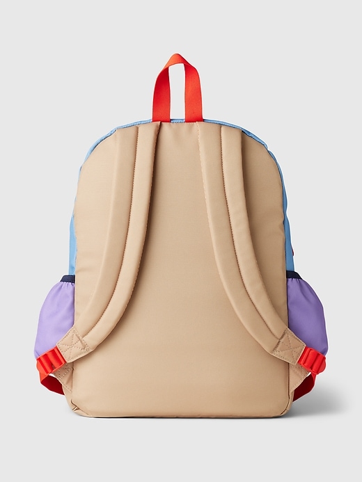 Image number 3 showing, Kids Recycled Colorblock Logo Backpack