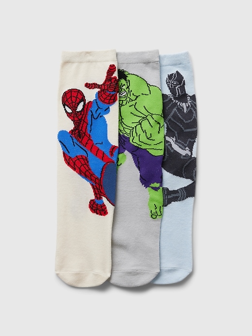 Voir une image plus grande du produit 1 de 1. Chaussettes des superhéros de Marvel pour Enfant (paquet de 3 paires)