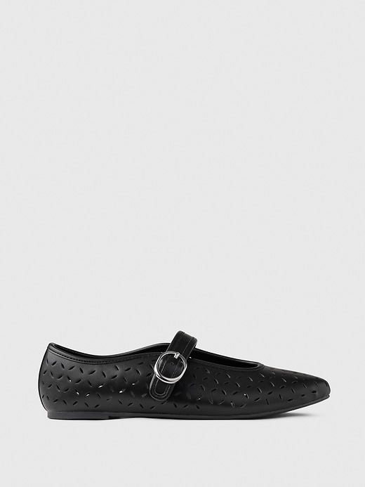 Image number 1 showing, Eyelet Mary Jane Flats