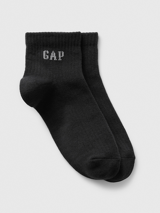 View large product image 1 of 1. Gap Logo Quarter Crew Socks