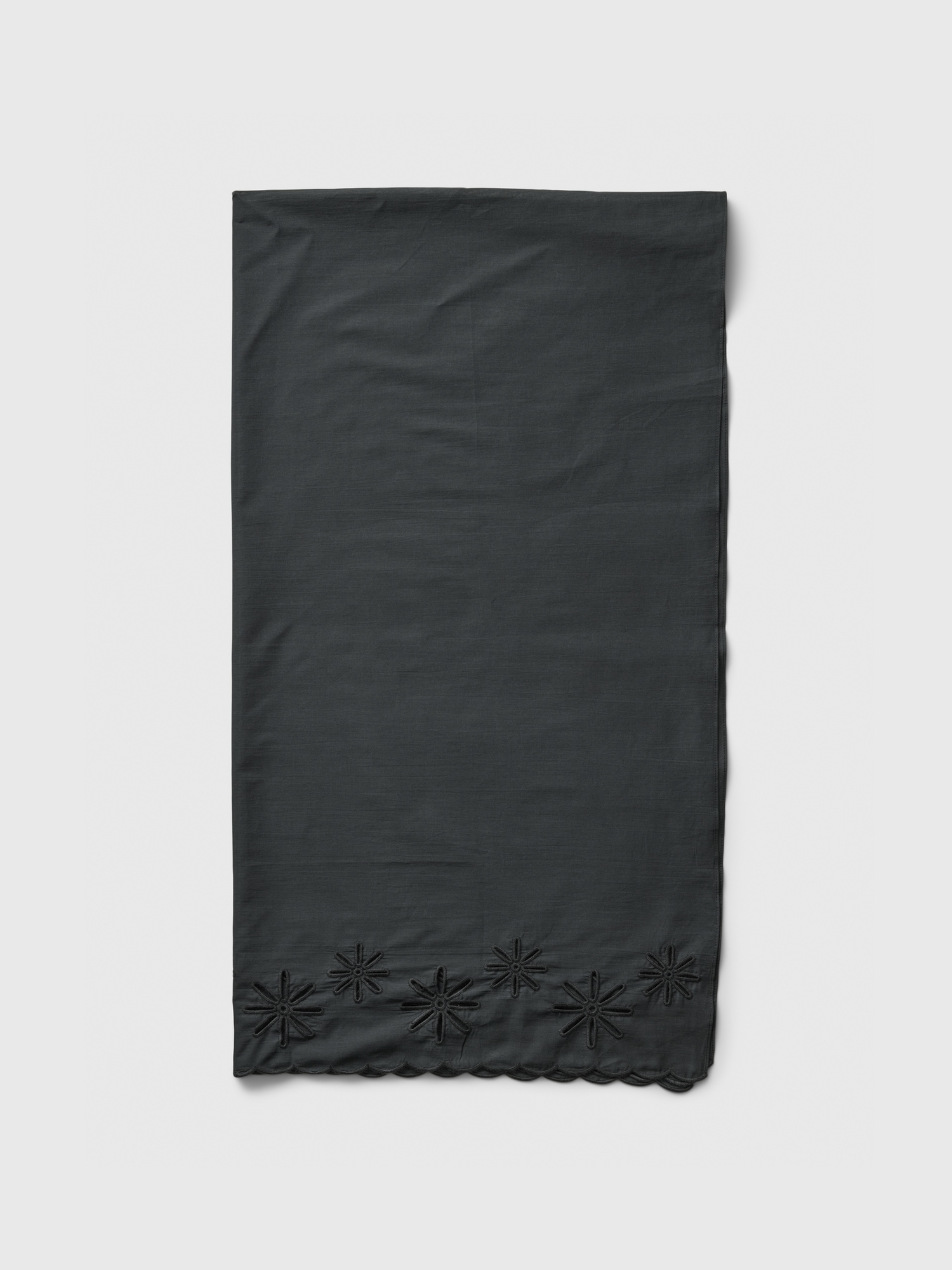 Eyelet Scarf - Black