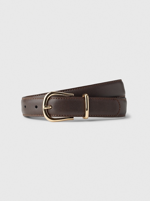 View large product image 1 of 1. Vegan Leather Belt