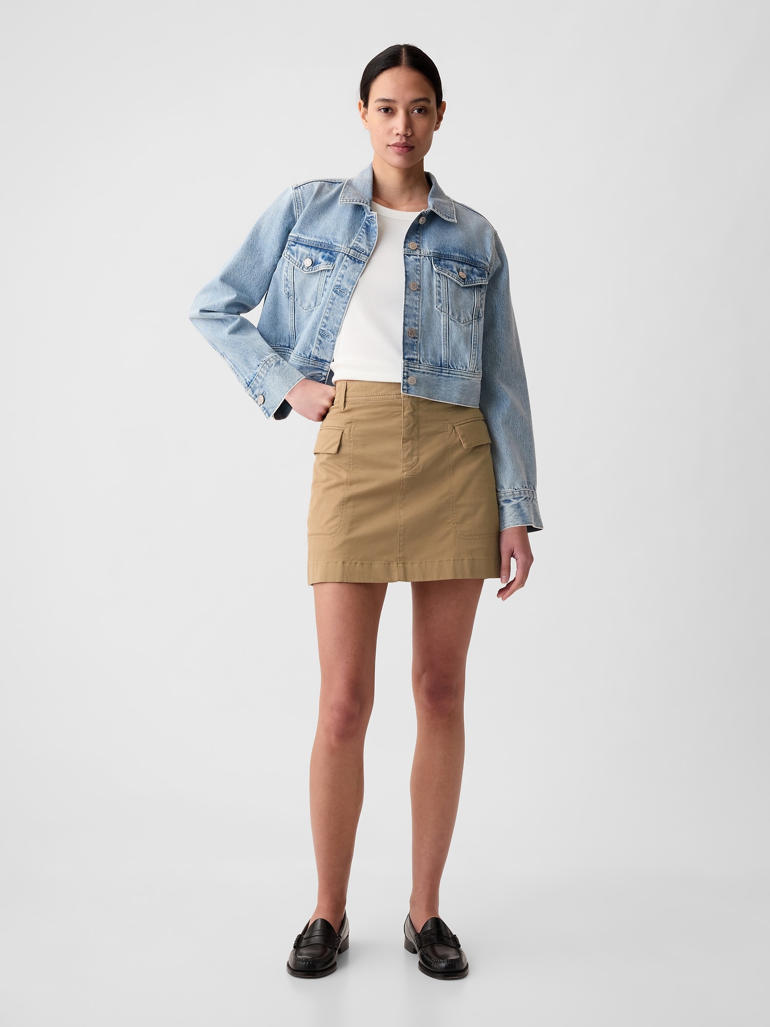 Gap cargo skirt hotsell