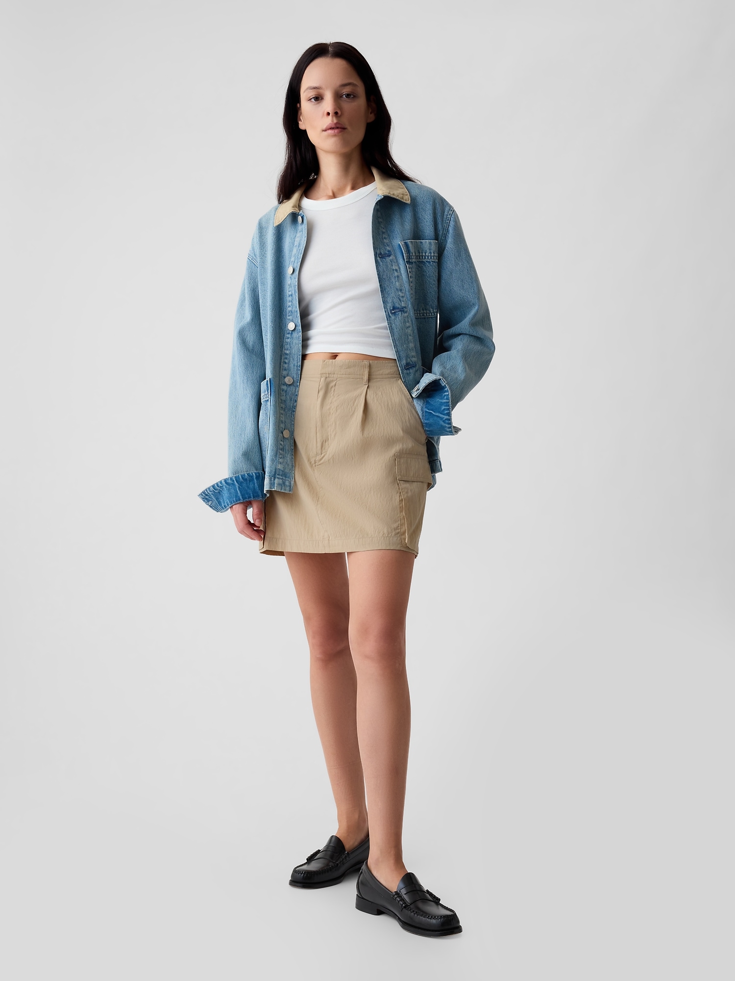 Gap cargo skirt hotsell