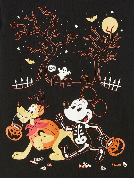 Image number 3 showing, Gap × Disney BabyOrganic Cotton Halloween PJ Set