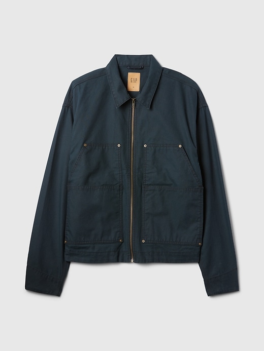 Canvas Denim Carpenter Jacket Gap