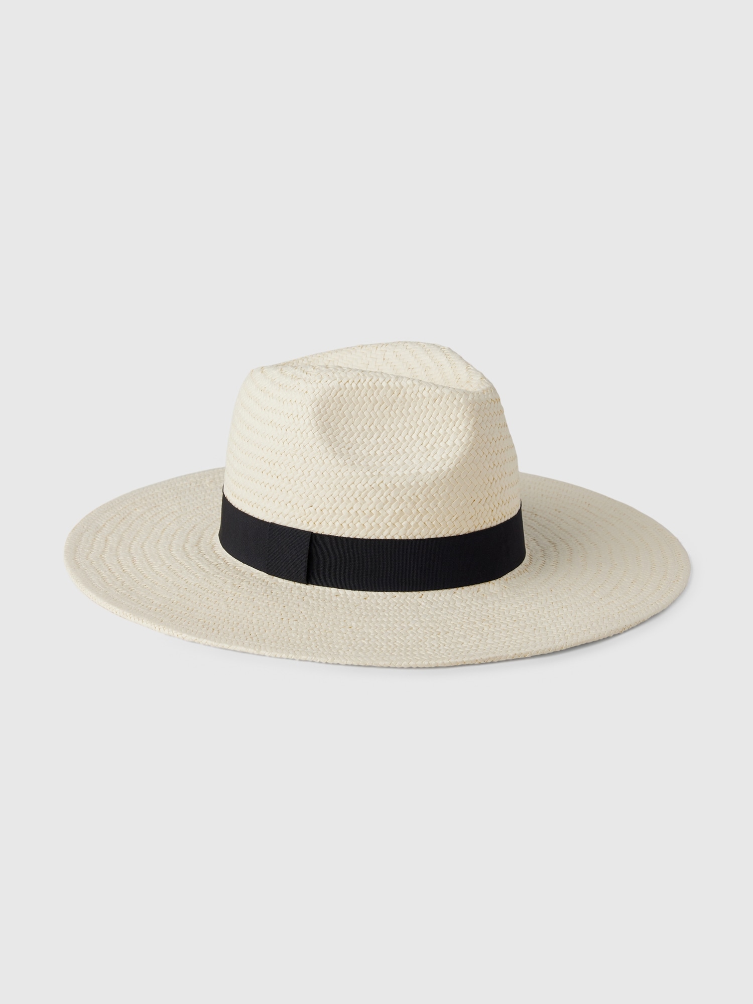 Straw Panama Hat - Beige