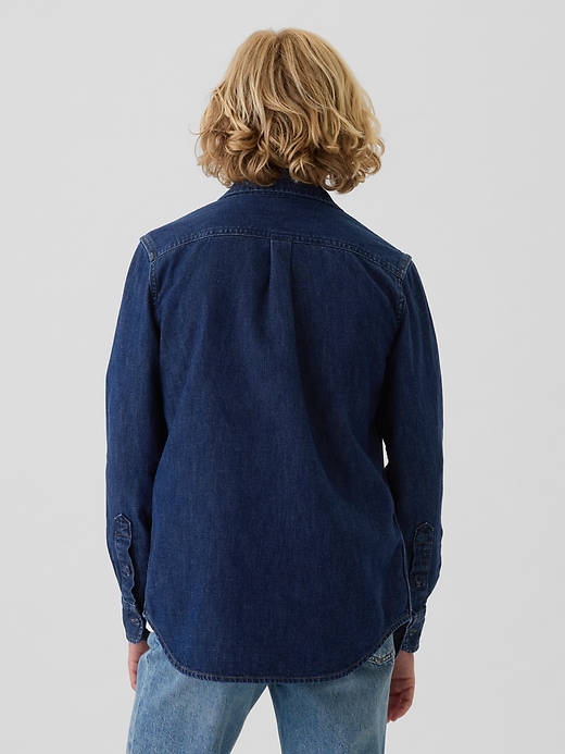 Image number 2 showing, Kids Denim Shirt