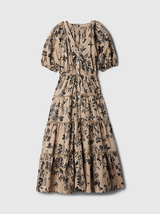 Image number 7 showing, Tiered Maxi Shirtdress