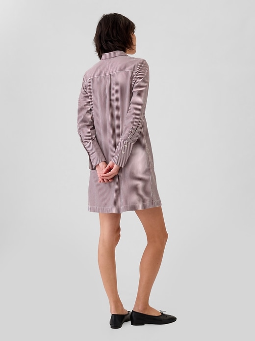 Image number 2 showing, Organic Cotton Mini Shirtdress