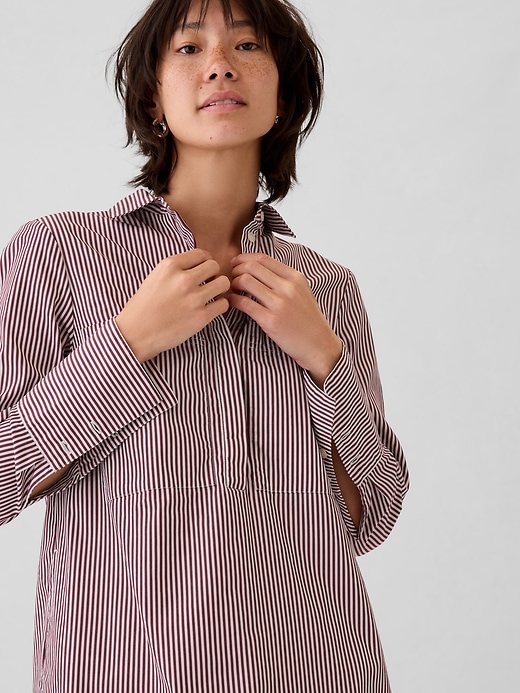 Image number 9 showing, Organic Cotton Mini Shirtdress