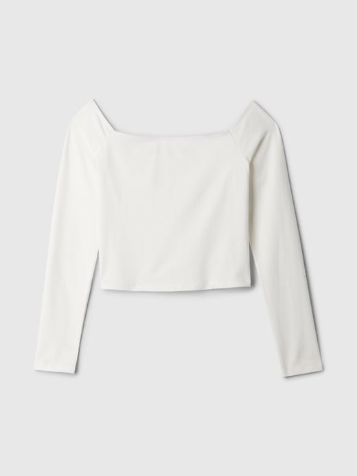 Image number 9 showing, Modern Cropped Off-Shoulder T-Shirt