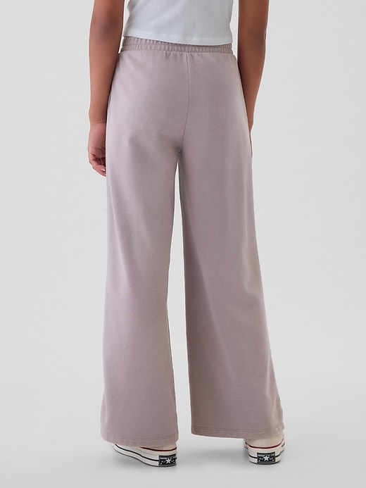 Image number 2 showing, Kids Vintage Soft Wide-Leg Sweatpants