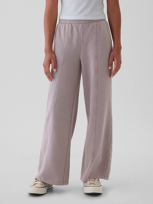 Image number 7 showing, Kids Vintage Soft Wide-Leg Sweatpants