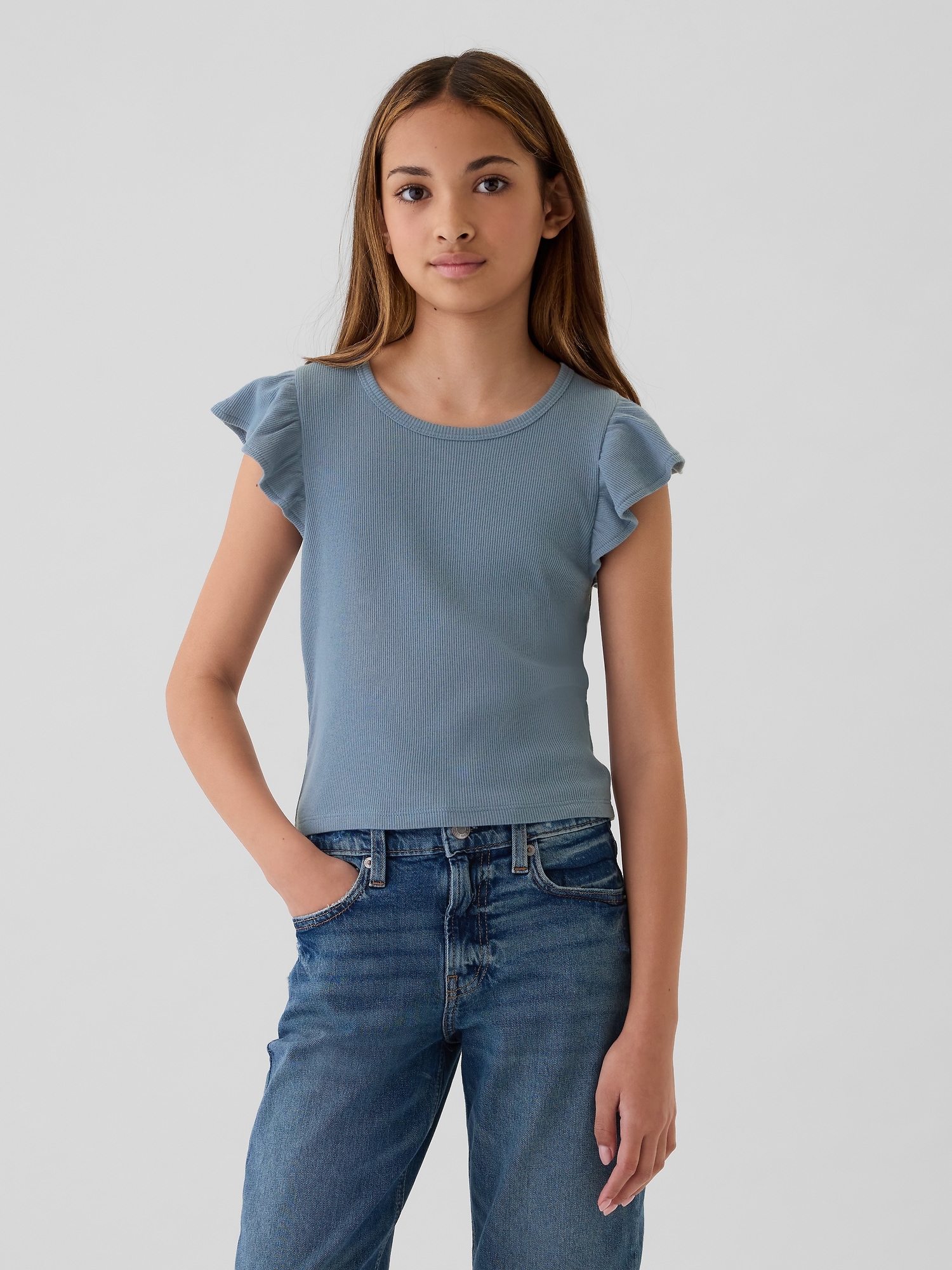 Kids Rib Flutter T-Shirt