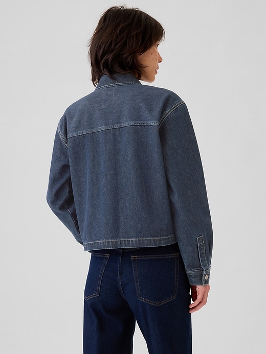 Image number 2 showing, Cropped Denim Jacket