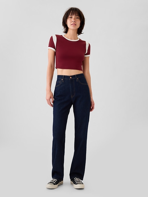 Image number 3 showing, Modern Rib Cropped T-Shirt