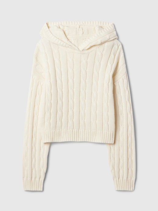 Image number 9 showing, Kids Cable-Knit Cropped Sweater