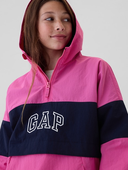 Image number 4 showing, Kids Recycled Anorak Windbreaker