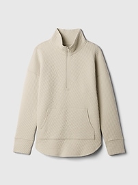 View large product image 10 of 13. GapFit Quilted Jacquard Half-Zip Pullover